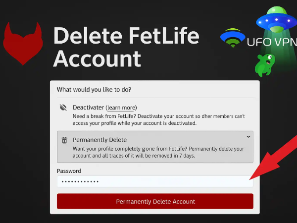 How to delete a FetLife account