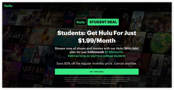 Hulu Student Discount