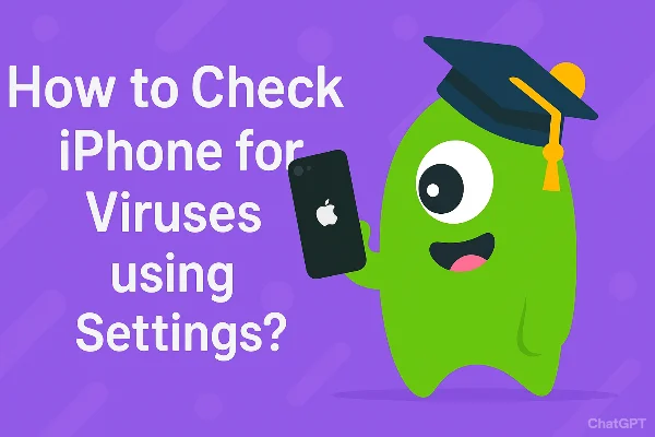 how to check iphone for virus