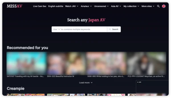 MissAV official website