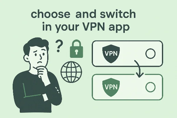 how to choose in your vpn app