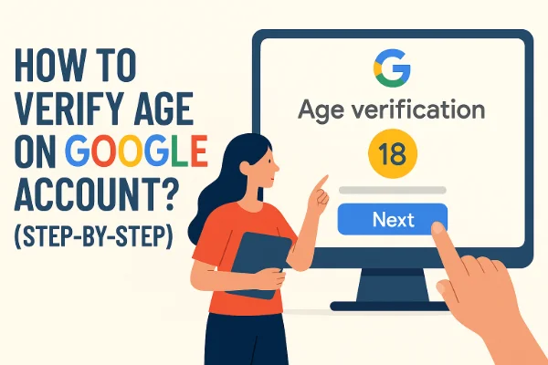 Verify age on Google account