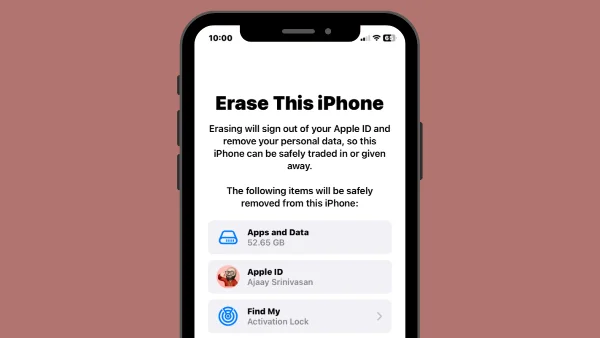 wipe iphone