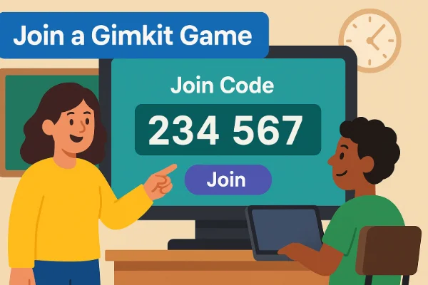 Как присоединиться к игре Gimkit