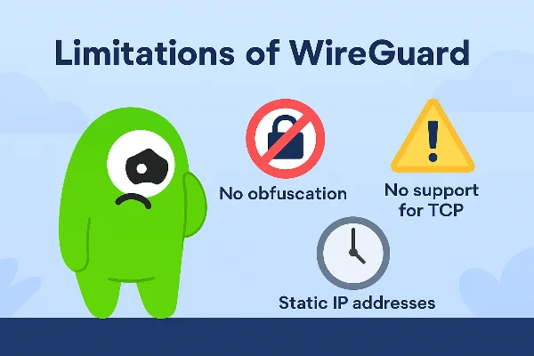 limitations of wireguard