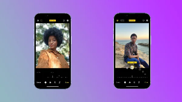 check list before blur photos on iphone