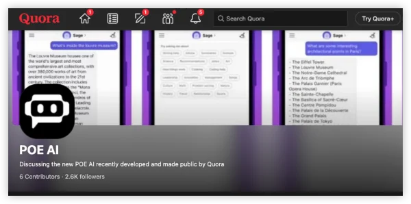 poe ai quora platform