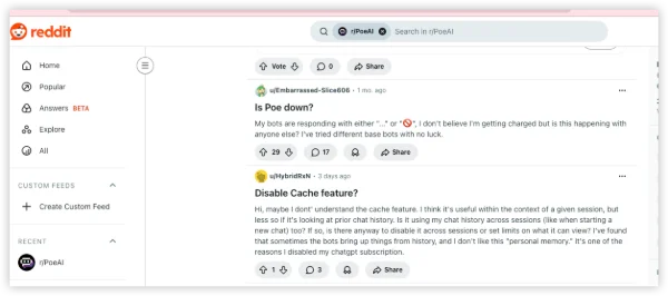 discussion about is poe down on reddit