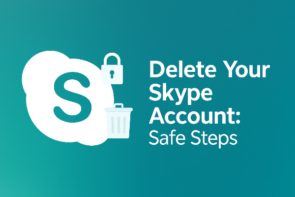 delete skype account