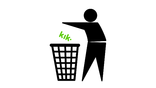 delete a young person's kik