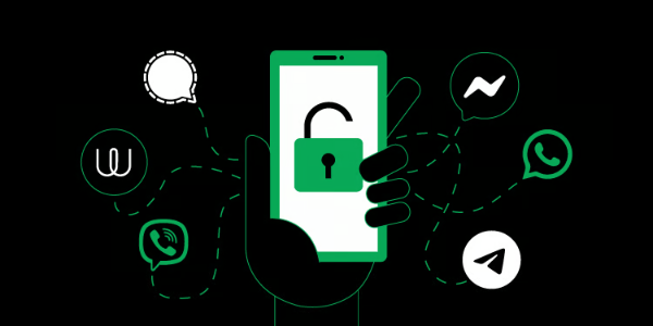 separate secure messaging apps