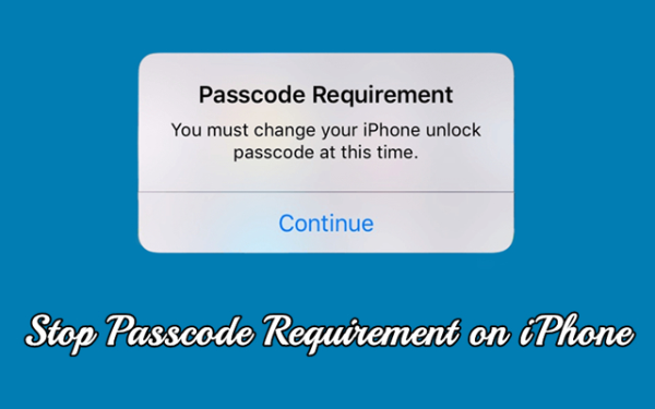 what todo after change passcode