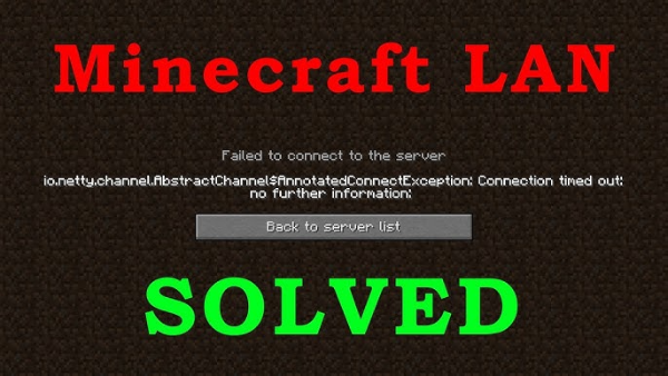 understand minecraft lan not working