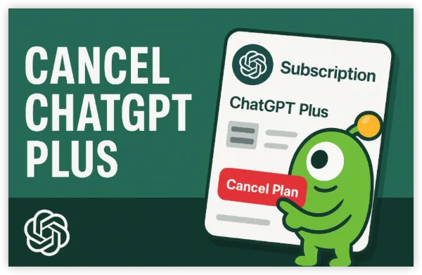 cancel chatgpt plus before delete chatgpt account