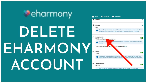 what to do before delete eharmony