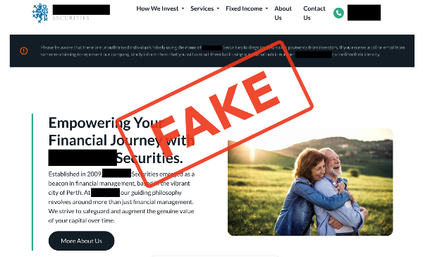 how to spot fake scam websites