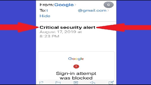 how hackers exploit google security alerts