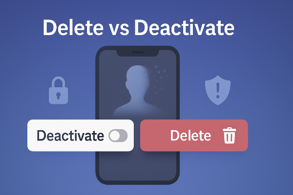 delete vs deactivate