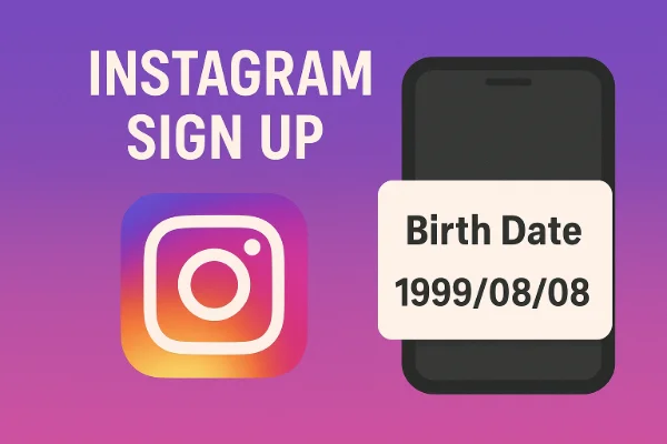 New account & Adult birth date