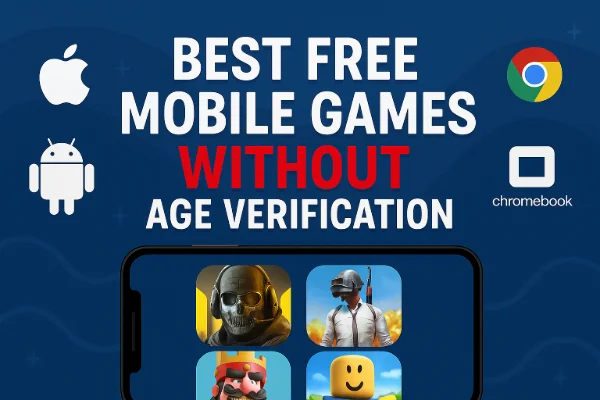 Top 10 Free Mobile Games Without Age Verification iOS Android 