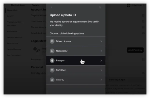 Capture Photos of Your Government ID