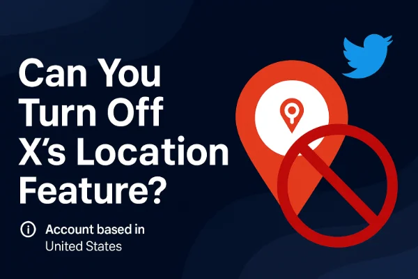 Can you turn off X's location feature?
