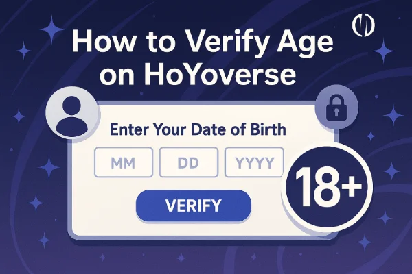 How to verify age on HoYoverse