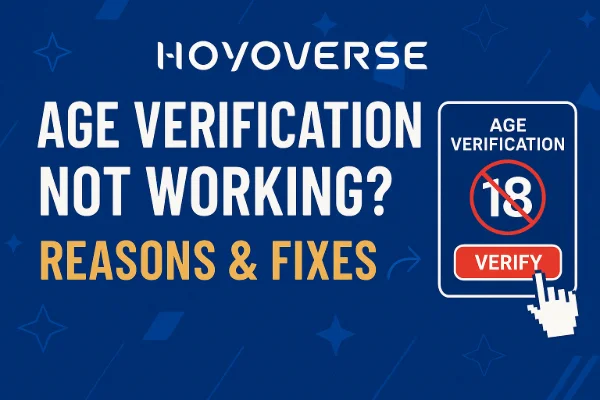 HoYoverse age verification not working