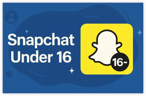 it's legal but not fully allowed for under-16s to have snapchat