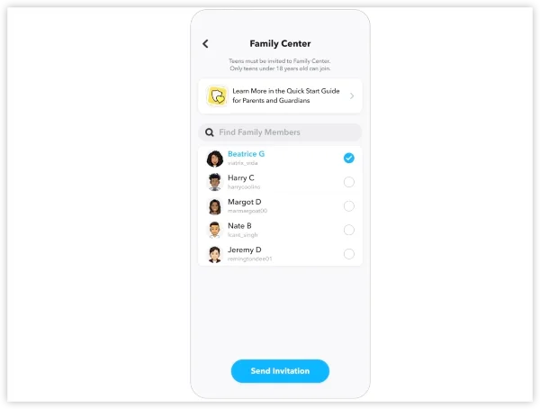 Get Parent Approval via Family Center