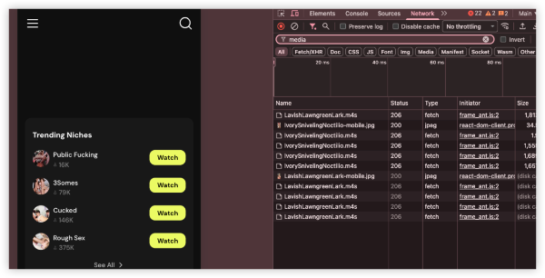 use Browser Developer Tools to download RedGIFs videos