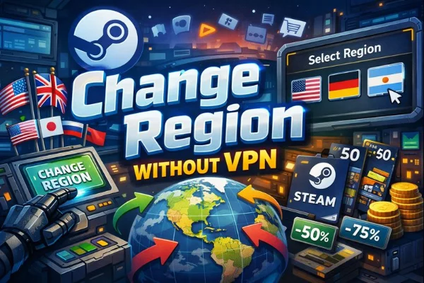Change Steam region without VPN