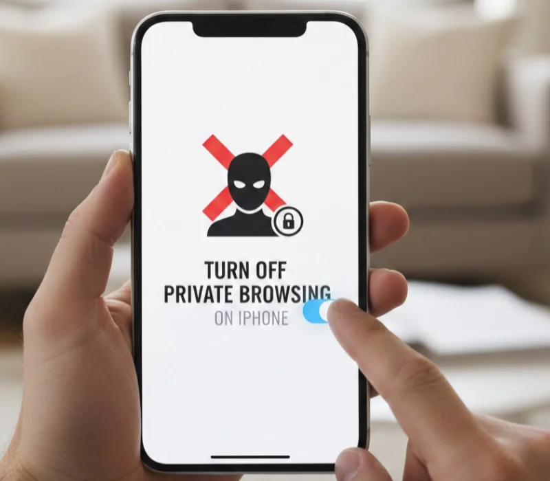Turn Off Private Browsing on iPhone