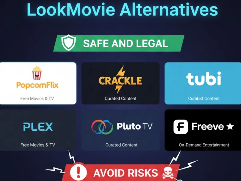 Safe And Legal to Access LookMovie Alternatives