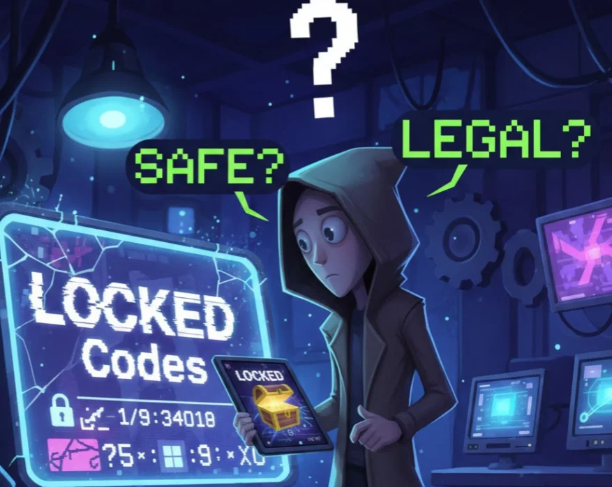 safe and legal to use LOCKED Codes