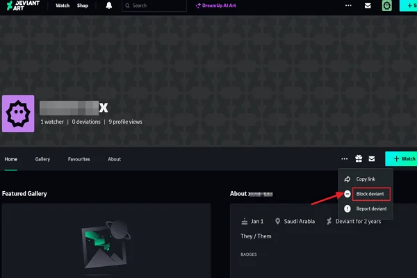 block-deviantart-account-on-pc