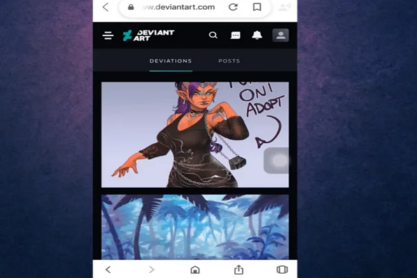 Block DeviantArt from Mobile