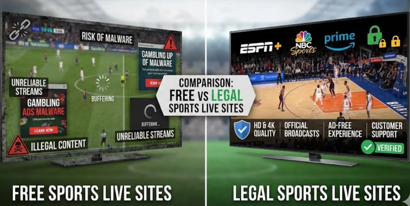 free vs legal sports live