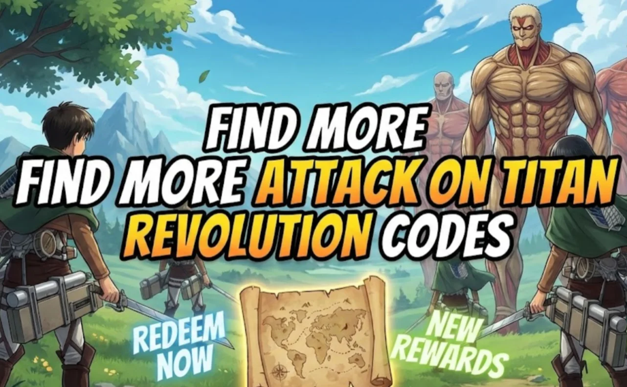 find more attack on titan revolution codes