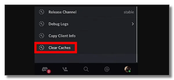 Clear Discord cache on Android