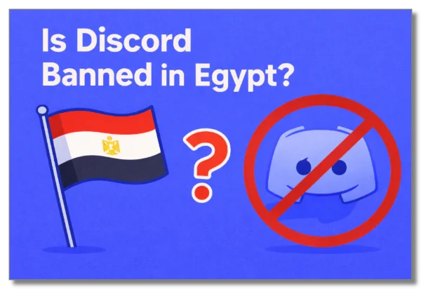Discord blocked or banned in Egypt