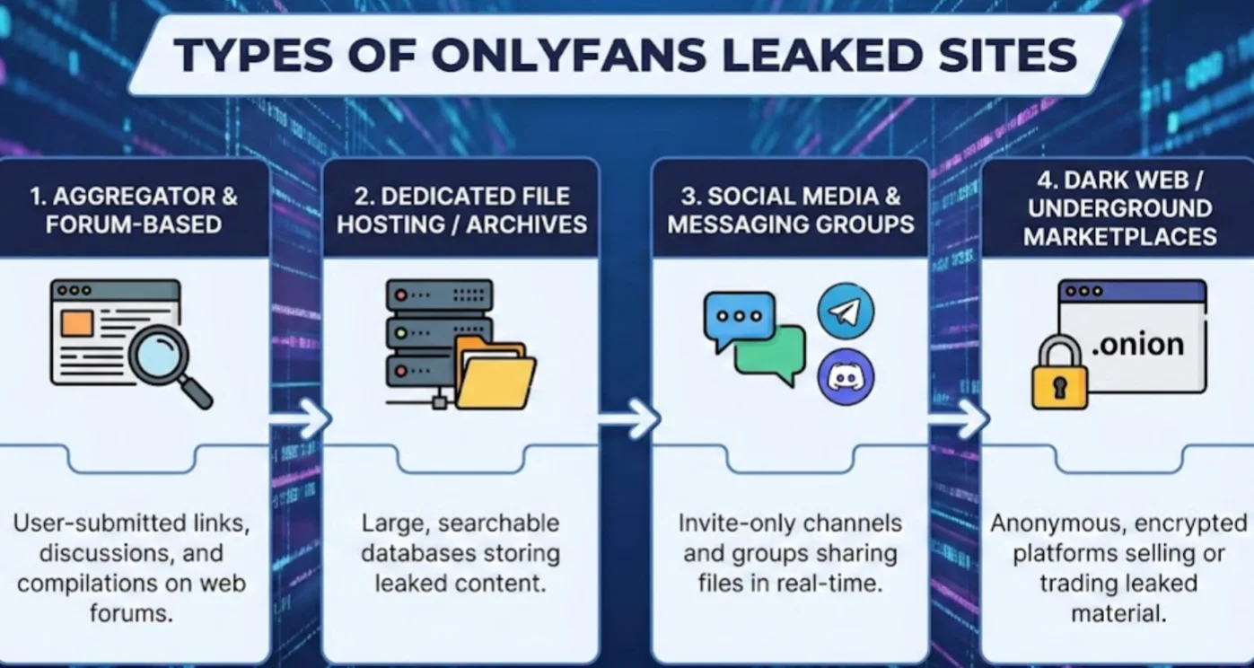 Types of OnlyFans Leaked Sites