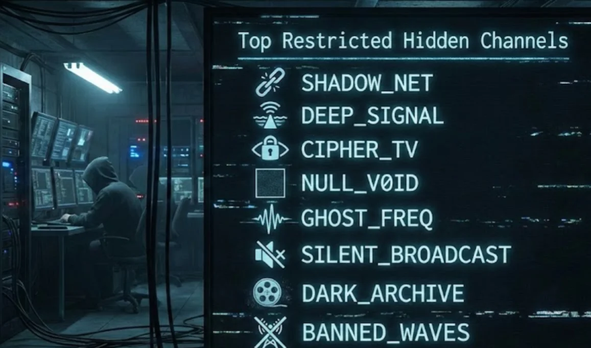 Top Restricted Hidden Channels
