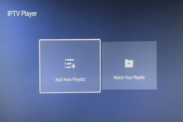 Add IPTV Playlist