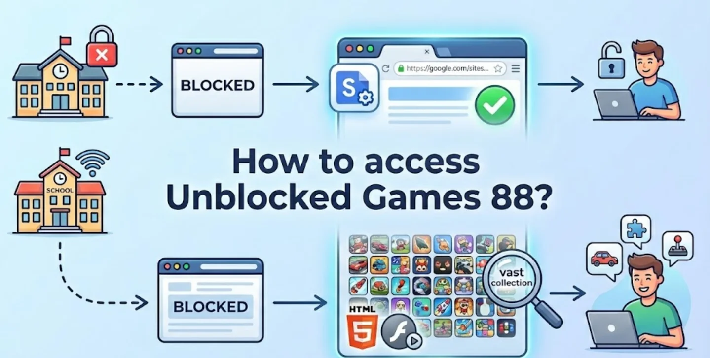 how to access unblocked games 88
