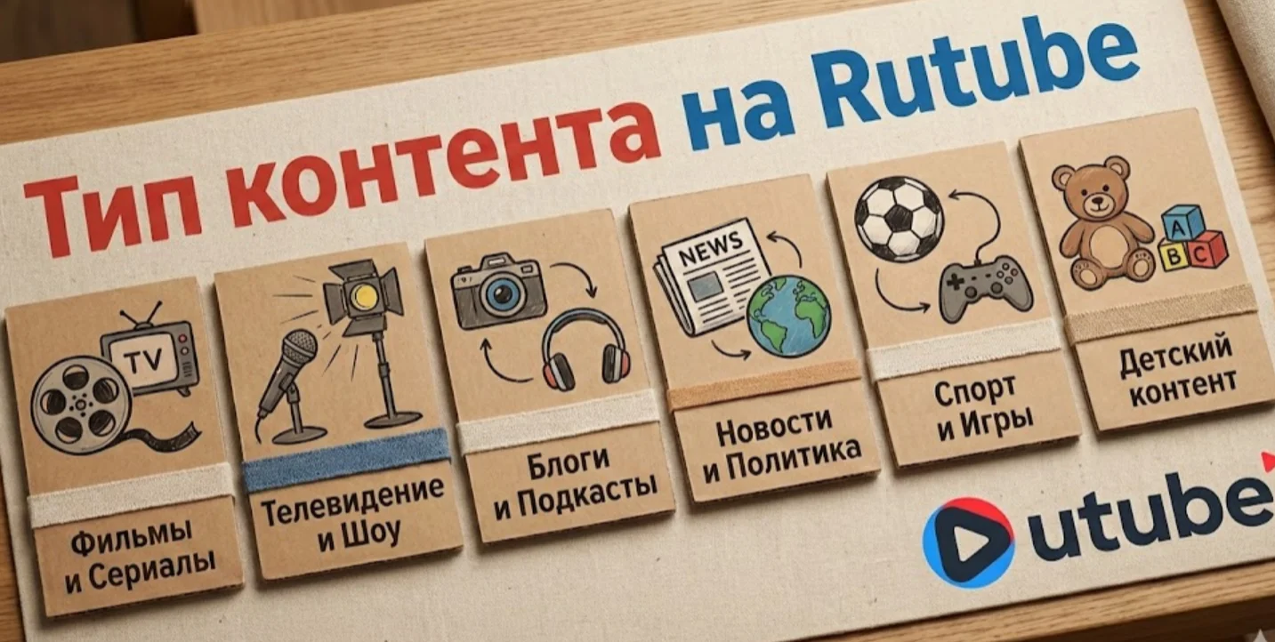 Type of Content on Rutube