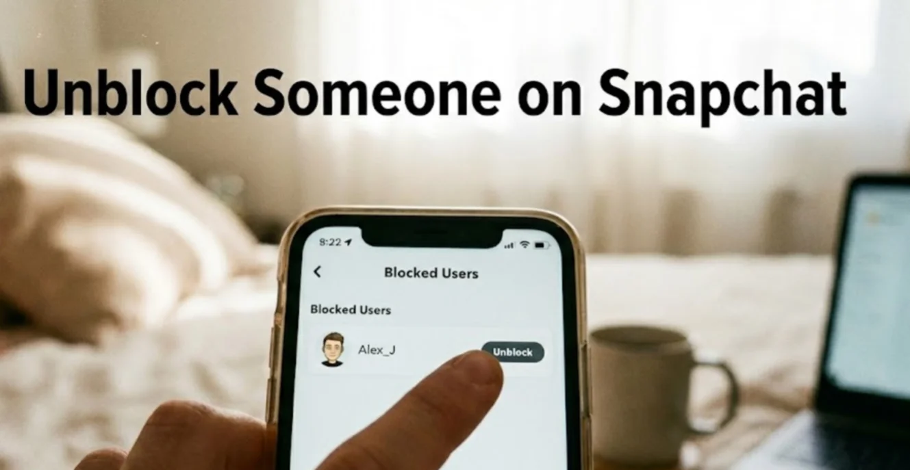 unblock someone on Snapchat