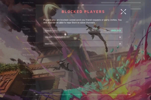 Valorant Block System