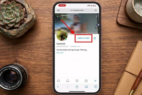 Unblock Somone on Onlyfans