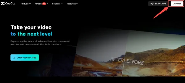 Download CapCut for PC